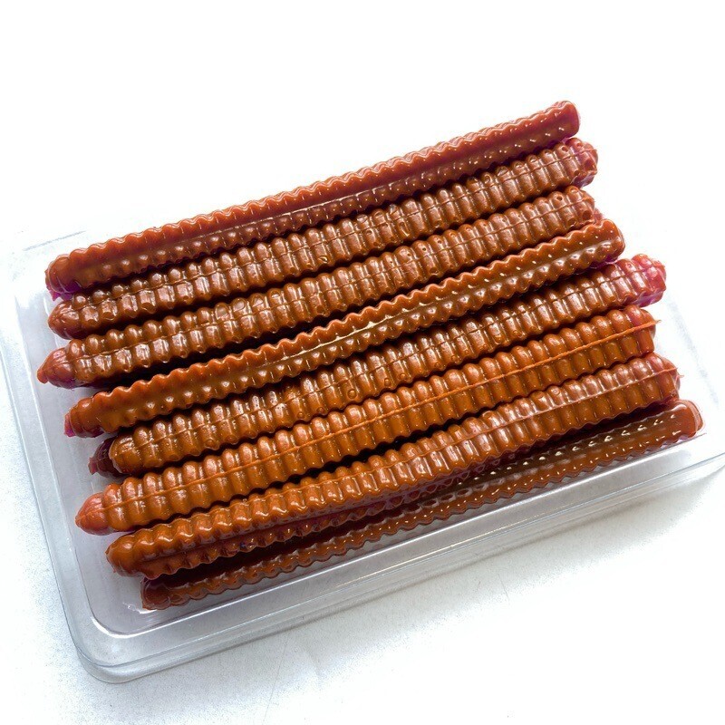 811790 ポパイ 4インチ クリンクルカッツ 15本 POPEYE KRINKLE KUTS バスフーズ 希少入手困難品 ブラウン系カラー拍卖