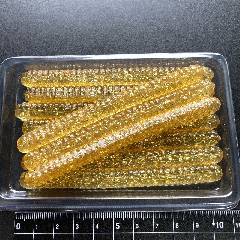 813150 ポパイ 4インチ クリンクルカッツ 10本 #クリアーゴールドラメ?③ POPEYE KRINKLE KUTS バスフーズ拍卖