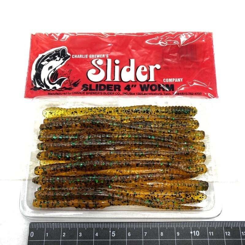 813212 スライダーワーム 4インチ 17本 #アイリッシュウィスキー? SLIDER WORM拍卖