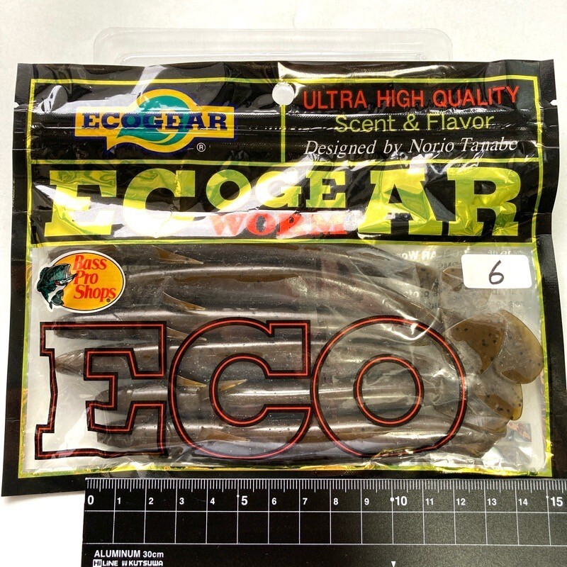 815306 エコギア パワーシャッド 6インチ 6本 #グリーンパンプキンブラックFL ECOGEAR BASS PRO SHOPS バス釣り ヒラメ マゴチ シーバス等拍卖