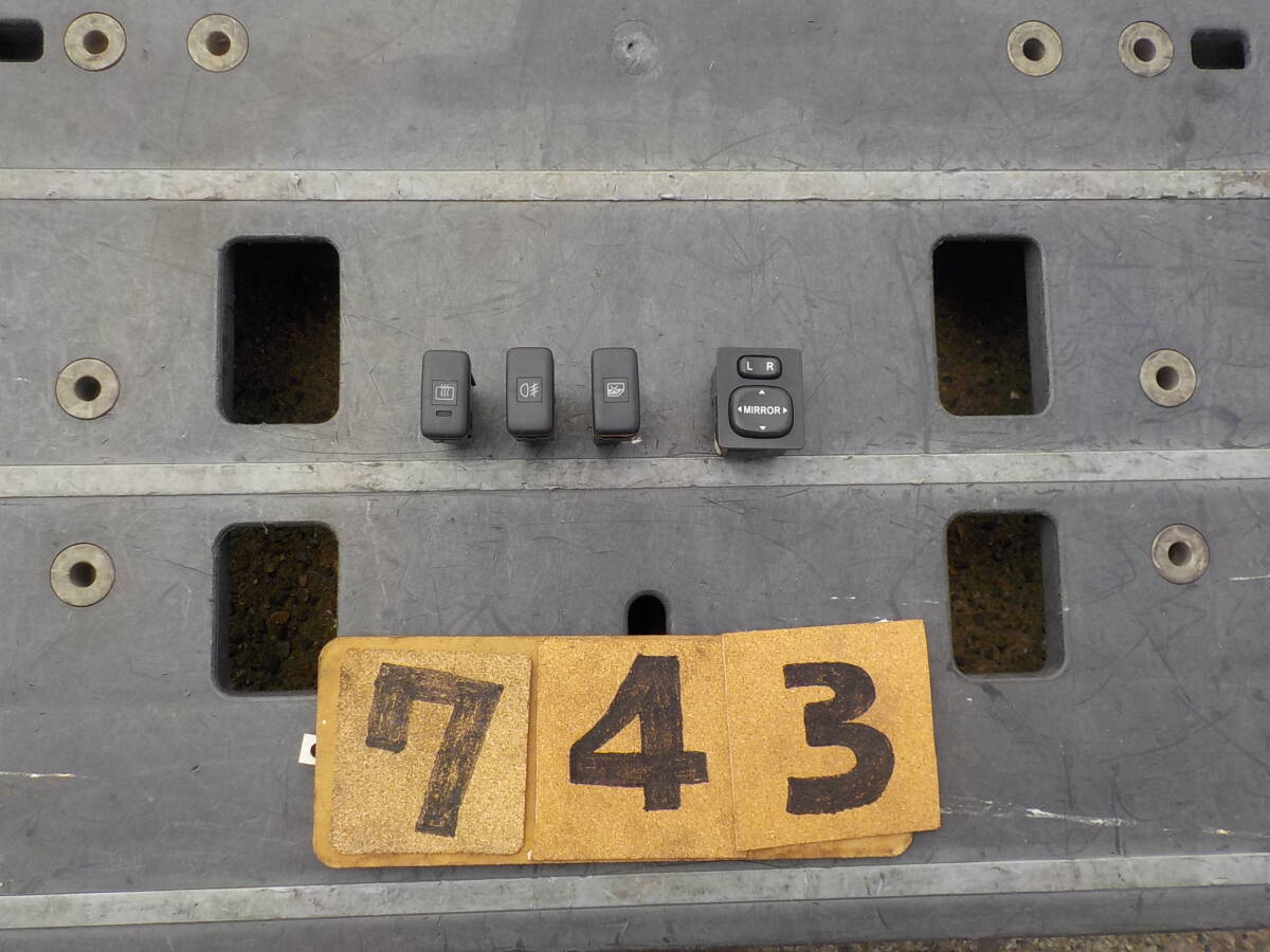 L880K コペン 2ndanniversary ED 純正 ミラ-コントロ-ルスイッチセット A743拍卖