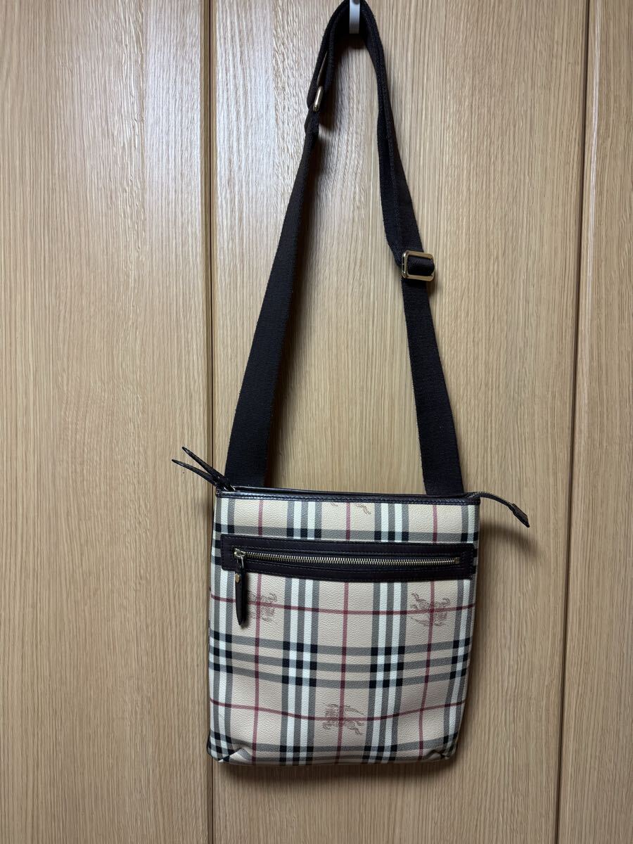 BURBERRY バーバリー ショルダーバッグ 斜め掛け PVC チェック J-469拍卖