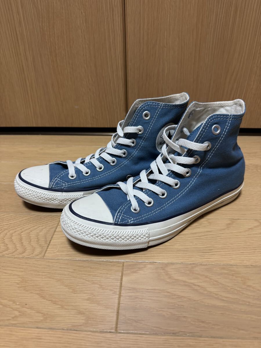 CONVERSE ALL STARハイカットスニーカー コンバース オールスター 青 25cm J-481拍卖