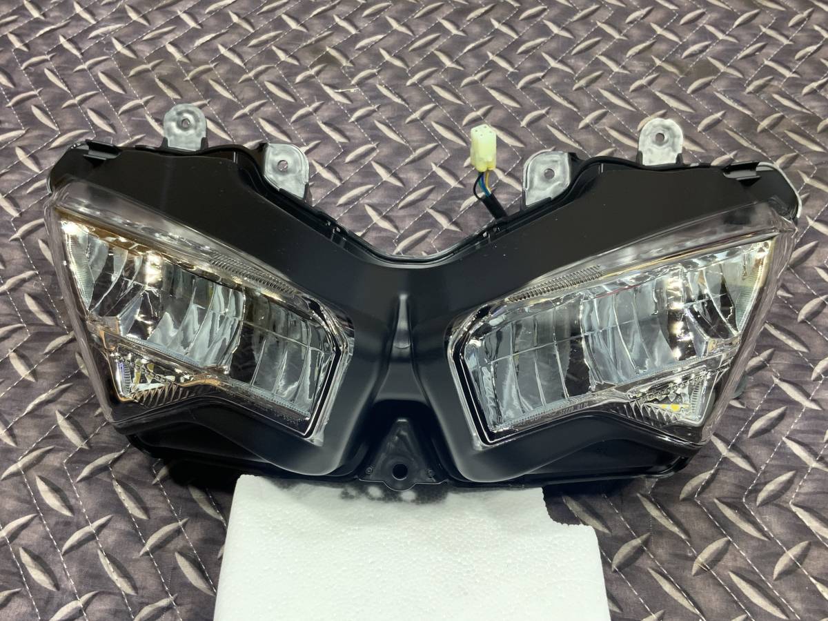 社外品 LEDヘッドライト LED ヘッドライト EX250Y EX400L ZX250E ZX250H ZX400P ZX-4R ZX4R ZX4RR ZX-4RR ZX4R SE ZX-4RSE 拍卖