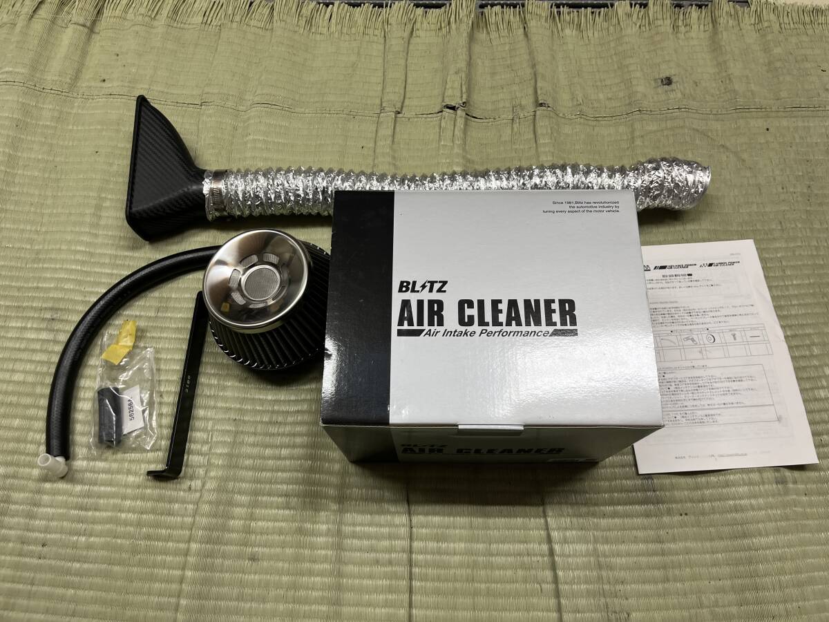 ◆◇◆取説・箱付◆JB64ジムニー◆BLITZエアクリーナー+ファンネル+ダクトSET◆引取歓迎◆◇◆拍卖