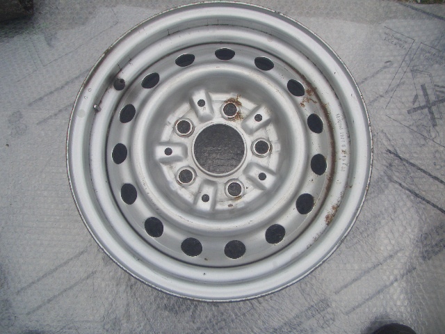 14×5 1/2J PCD114.3×5H TOPY製 鉄ホイール スチールホイール 1本 TOPY 5 2295 T3.2 長期保管品 拍卖