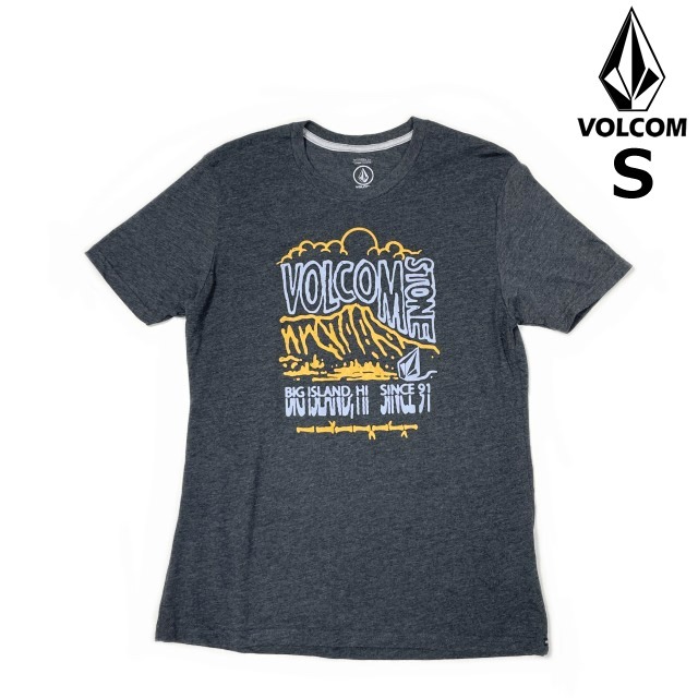 売切り【正規新品】VOLCOM ボルコム◆半袖 Tシャツ スケート サーフ ストーンロゴ 男女兼用(S)グレー 250617拍卖