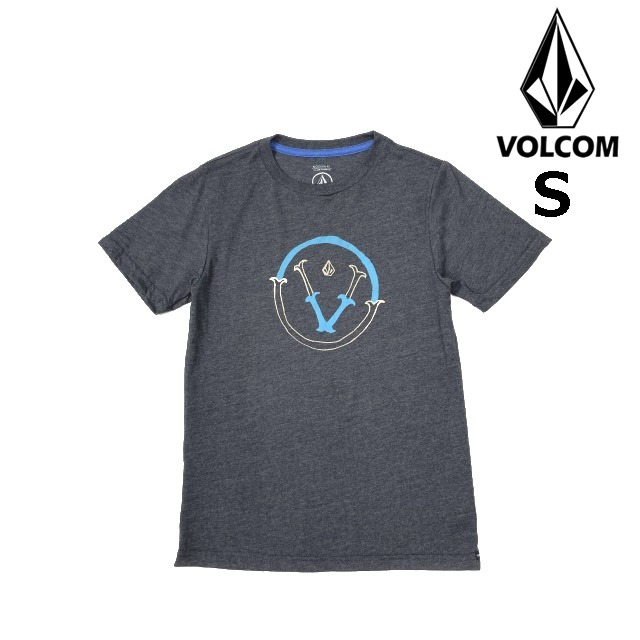 売切り【正規新品】VOLCOM ボルコム◆半袖 Tシャツ スケート サーフ ストーンロゴ 男女兼用(S)グレー 250617-B拍卖
