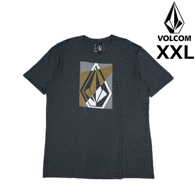 売切り【正規新品】VOLCOM ボルコム◆半袖 Tシャツ スケート サーフ ストーンロゴ 男女兼用(XXL)グレー 250617-B拍卖