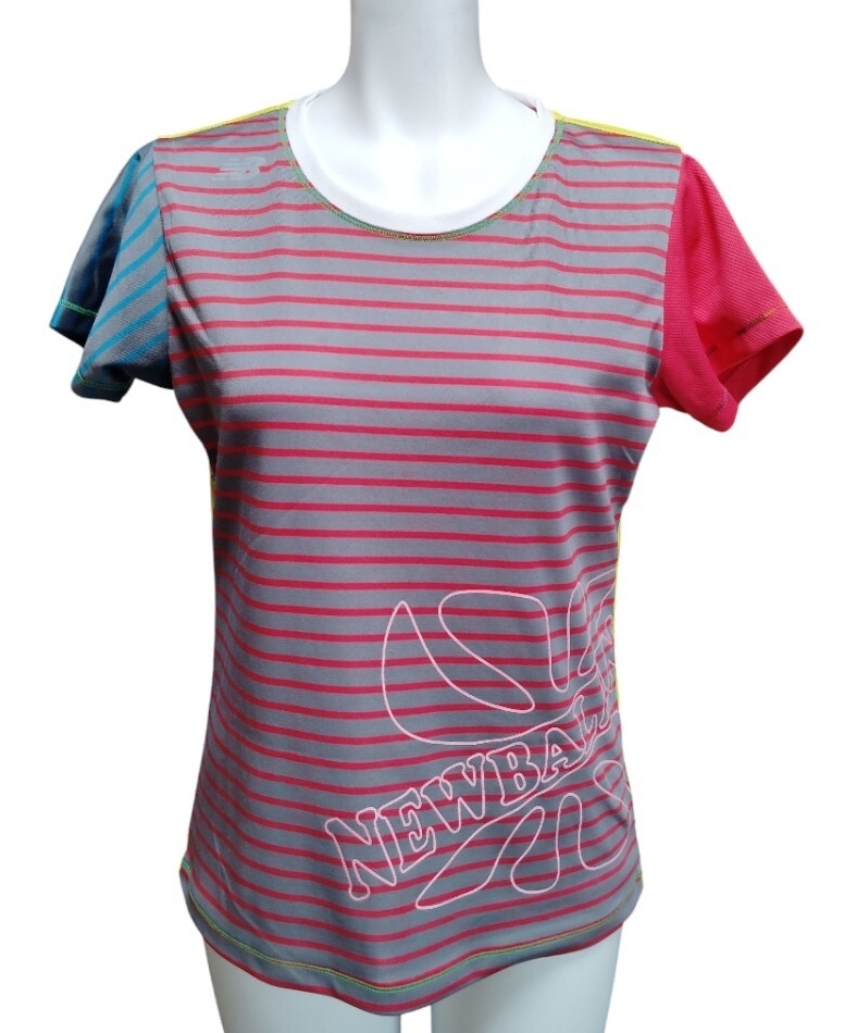 (sp8)ニューバランス  NEWBALANCE 半袖  Tシャツ Lサイズ レディース カットソー スポーツウェア おまとめ歓迎 匿名配送拍卖