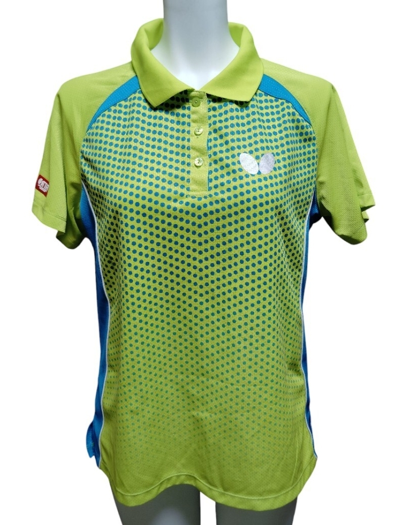 (sp54)バタフライ BUTTERFLY  半袖 卓球ウェア サイズXO レディース ユニフォーム ゴルフ スポーツウェア 拍卖
