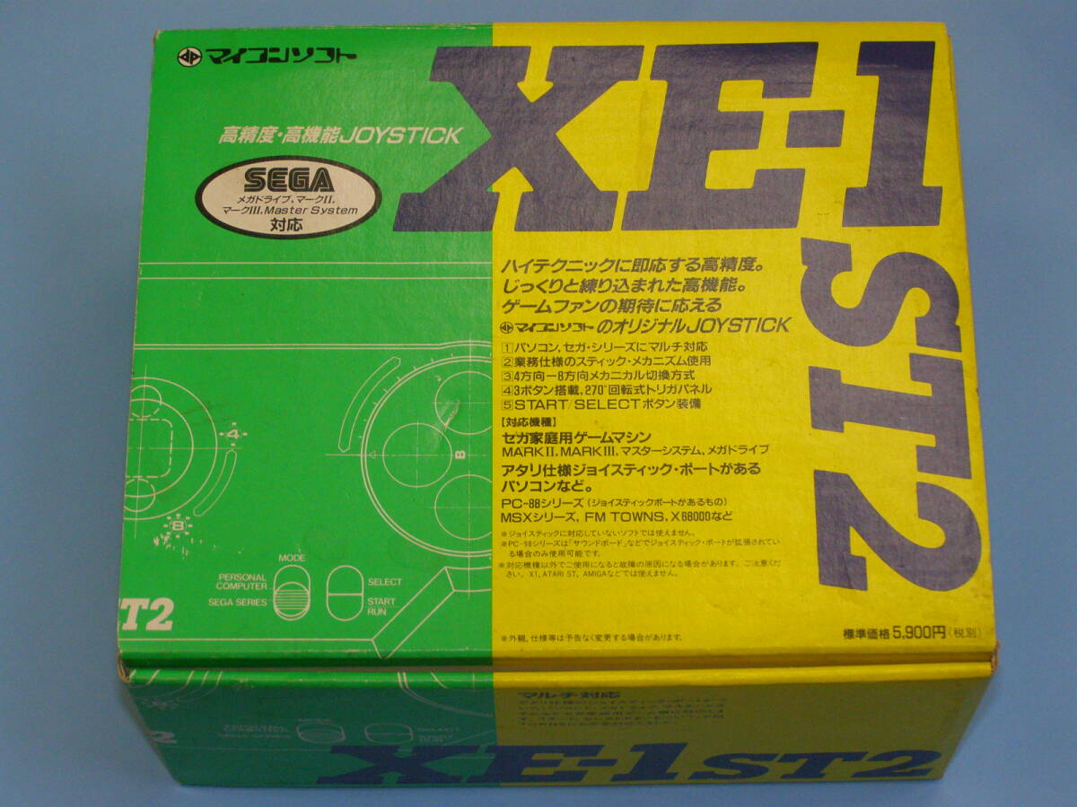 マイコンソフト XE-1 ST2 JOYSTICK 電波新聞社 ジョイスティックコントローラーFM towns X68000 MSX SEGA MEGA DRIVE MARK3拍卖