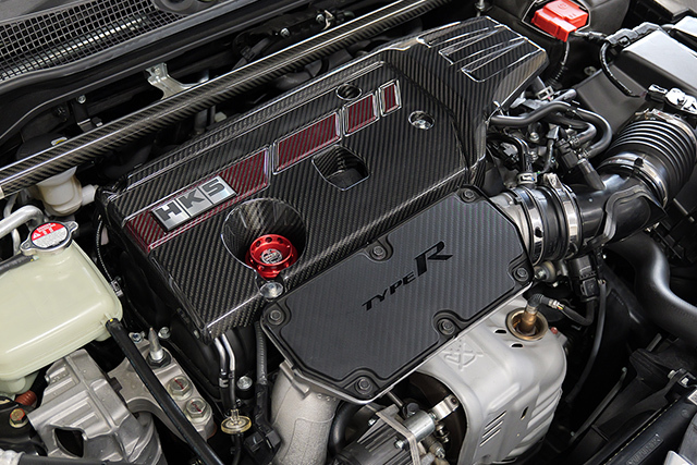 【HKS】ドライカーボン製エンジンカバー シビックタイプR FK8 K20C拍卖