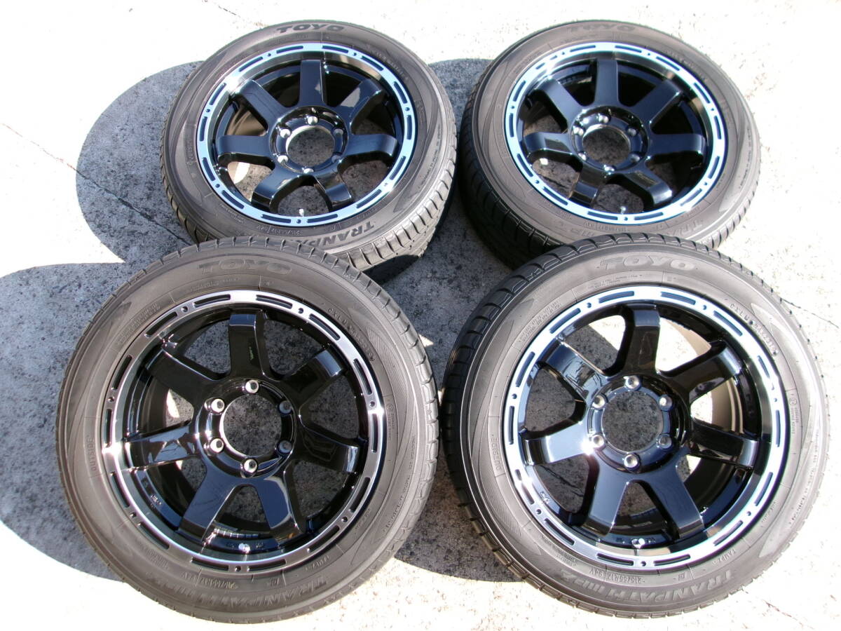 ●即決●新品マッドクロス ブラック&ポリッシュ 7.5J-17&mpz 4本 ハイエース レジアスエース グランビア E24 キャラバン E50エルグランド拍卖