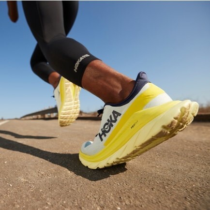 HOKA/ホカ/MACH 4/マッハ4/ロードシューズ/スニーカー/26.5cm/厚底/Blue Flower・Citrus/HOKA ONE ONE/ホカ オネオネ拍卖