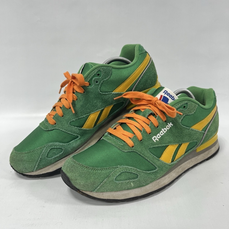 Reebok/リーボック/ROYAL MISSION/ロイヤルミッション/M42887/26.5cm/スウェード×ナイロン コンビアッパー/グリーン×イエロー拍卖