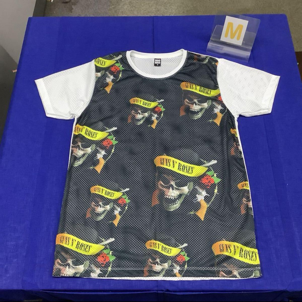 DBR4A ガンズアンドローゼズ メッシュTシャツ Mサイズ 1 GUNS N’ ROSES 半袖Tシャツ 拍卖