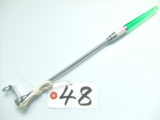 当時物 32cm 光るネオンポール 旧車コーナーポール旗棒イノウエ ホタルランプ ストロボ PAN YAC CGC ラブ灯 風防クルクルテール ハイフラ48拍卖