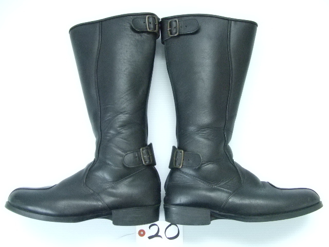 27.0cm 良品 本革 トーヨコ 特攻ブーツ 黒色 黒 ロングブーツ 旧車 昭和 ビンテージ 暴走族 カフェレーサー 族車 東横 当時物 27cm sub20拍卖