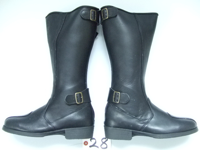 26.0cm 新品 本革 トーヨコ 特攻ブーツ 黒色 黒 ロングブーツ 旧車 昭和 ビンテージ 暴走族 カフェレーサー 族車 東横 当時物 26cm sub28拍卖