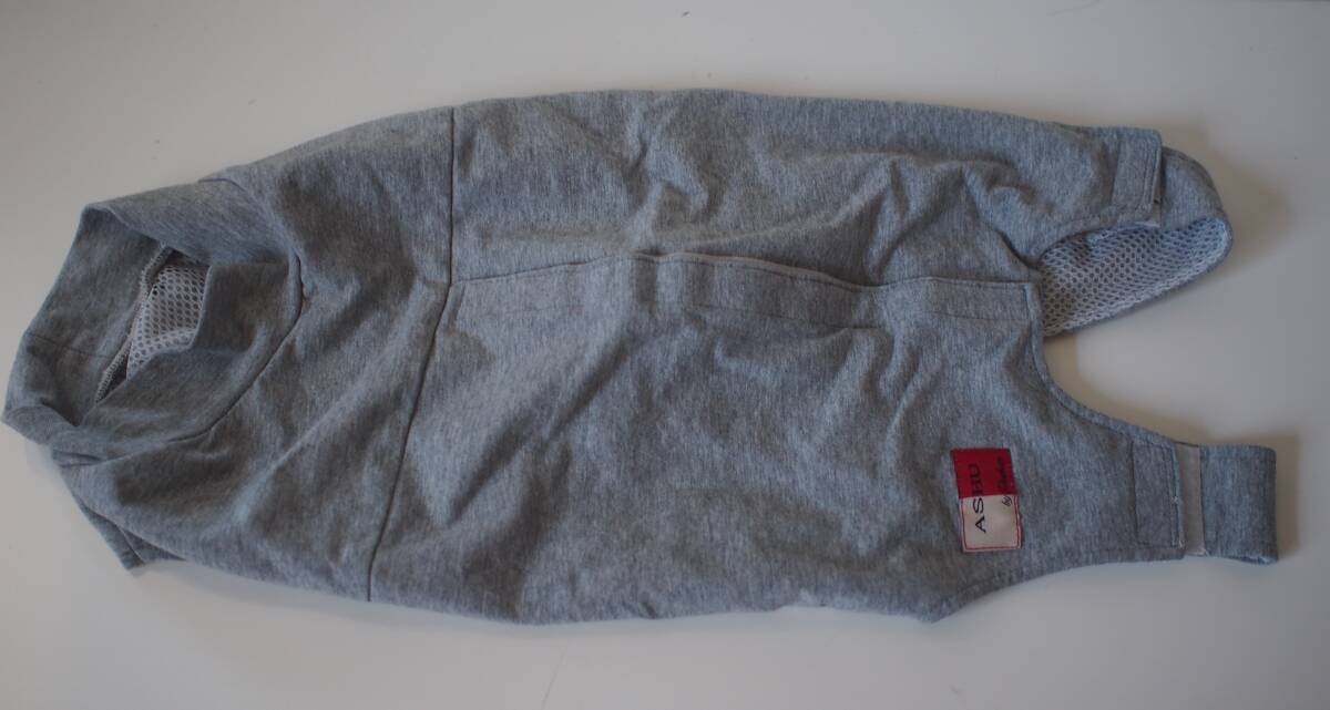 ペット用術後服 背中開き 中型犬 腹部傷舐め防止用 グレー拍卖