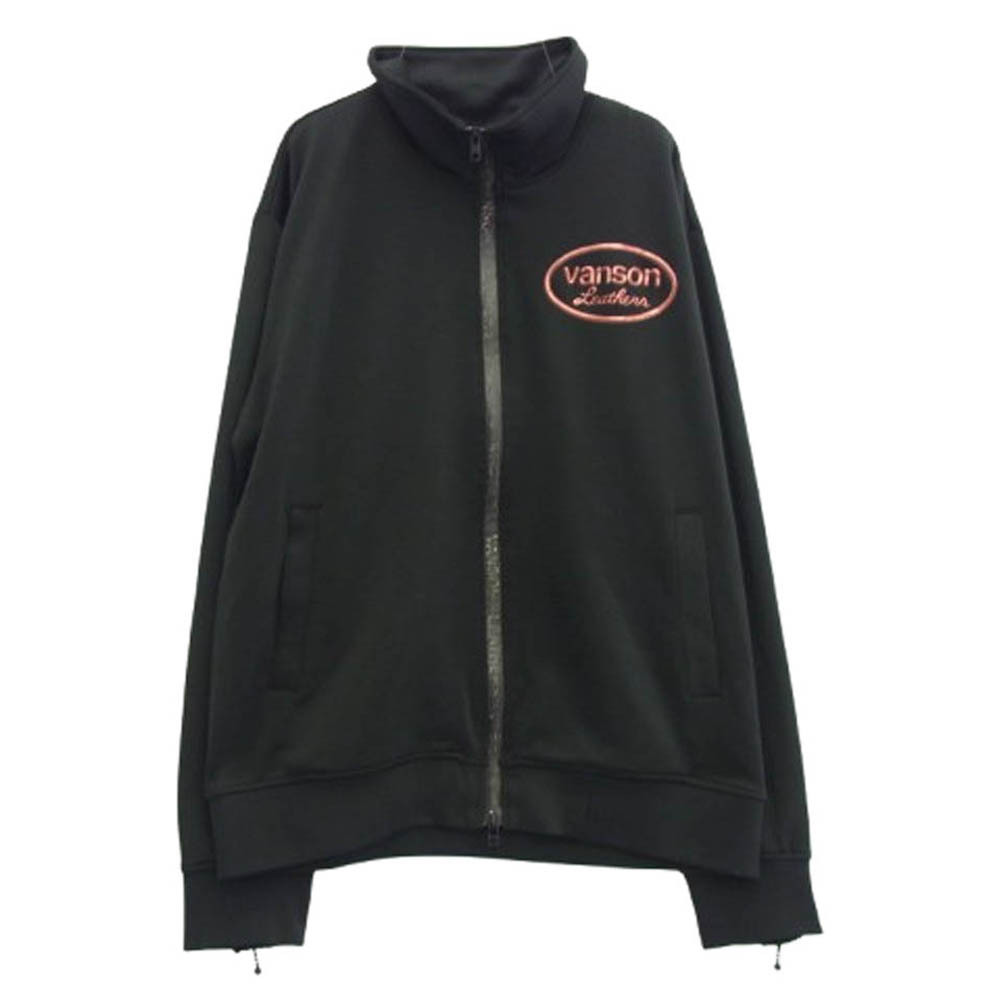 VANSON バンソン leathers motorcycle スター バック ロゴ トラック ジャケット ブラック系【中古】拍卖