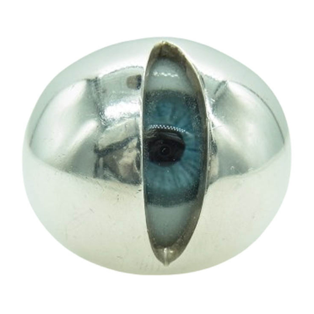 UNDERCOVER アンダーカバー UC2C9R01 GIZ 義眼 アイリング シルバー系 18.5号【中古】拍卖