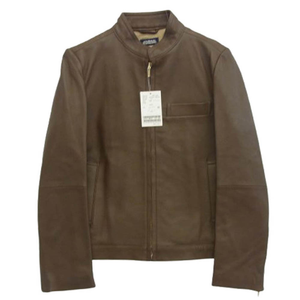 JOURNAL STANDARD ジャーナルスタンダード 2-2040-0601-3 レザー シングル ライダースジャケット ブラウン系【美品】【中古】拍卖