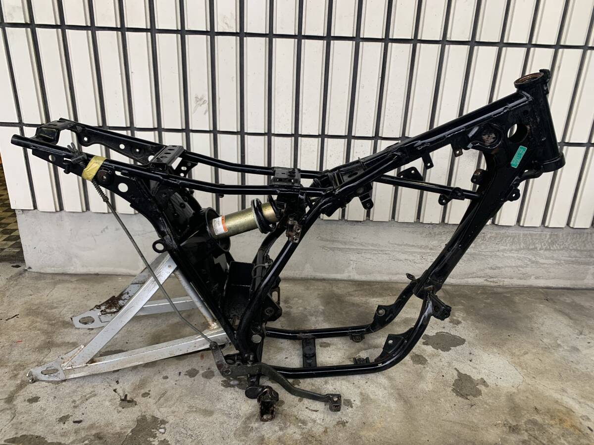 DT50 17W 書付きフレーム ステップ スイングアーム、リアショック付き拍卖