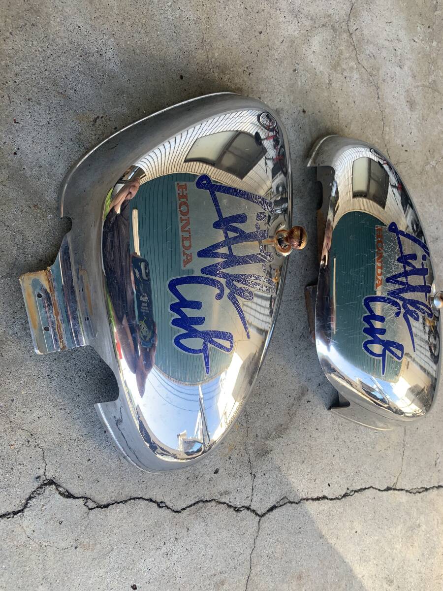 リトルカブ AA01 純正メッキサイドカバー拍卖