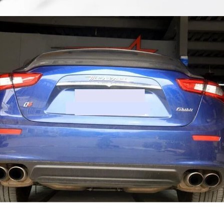 マセラティ ギブリ S Q4 2014-2016年 リア スポイラー カーボン トランク 車 カスタム 外装 ガーニッシュ 装飾 トリム エアロ 後方 車拍卖