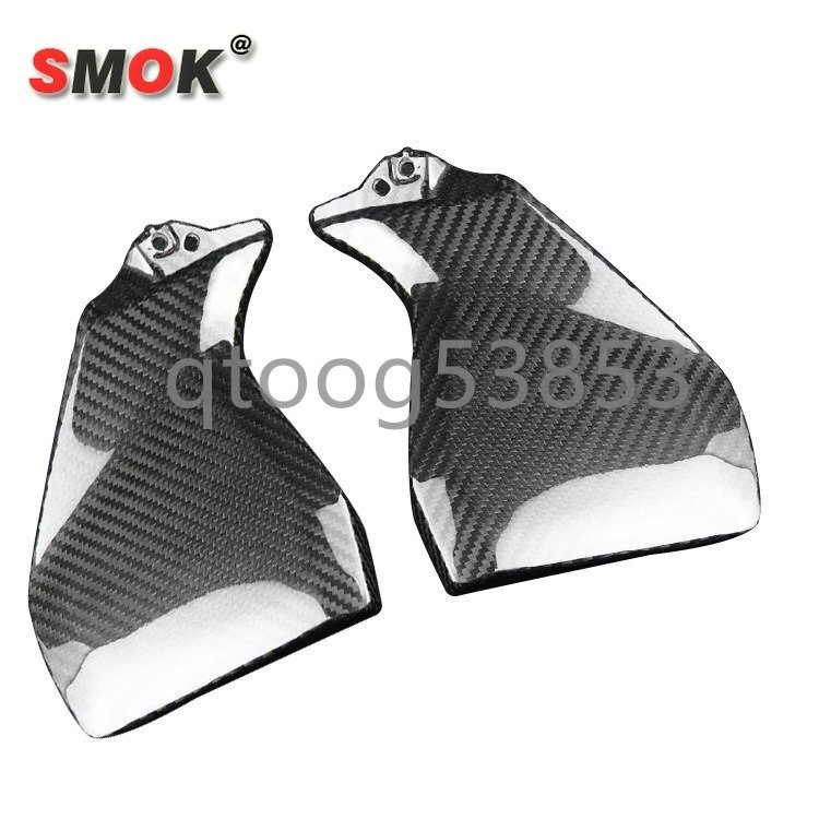 MT-09 FZ-09 2014-2019 カーボンファイバー ガスタンク サイドカバー トリム モーターサイクル フェアリング拍卖