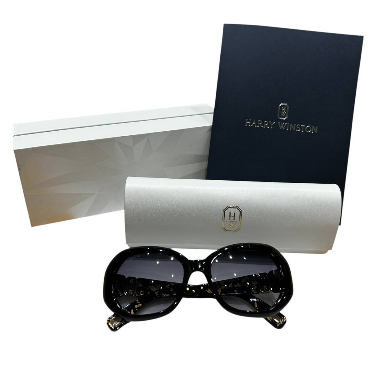 HARRY WINSTON ハリーウィンストン 【サイズ:54□19】 HW000301B サングラス プラスチック 140 2 ブラック拍卖