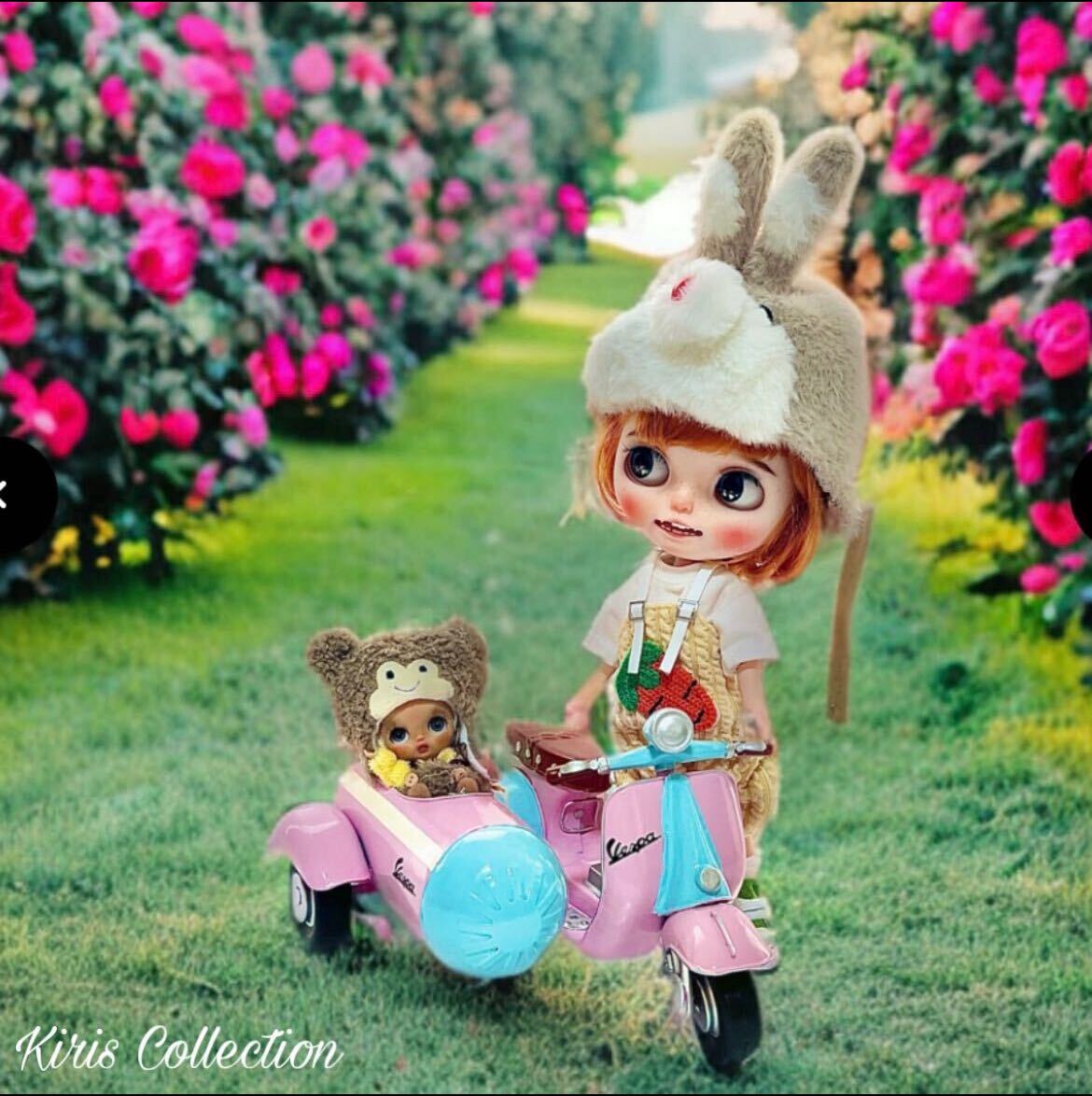 *きりこれ* ブライス ネオブライス ミニチュアバイク Vespa ミニチュアスクーター Blythe拍卖