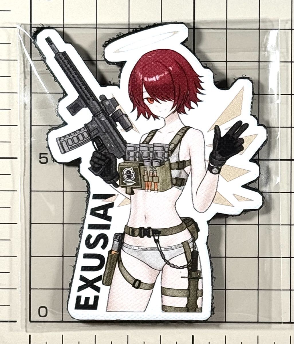 国内未発売 正規品 (Tactical Nights series) エクシア 軽装版 レザーベルクロパッチ ■ アークナイツ ワッペン サバゲー 痛ワッペン拍卖