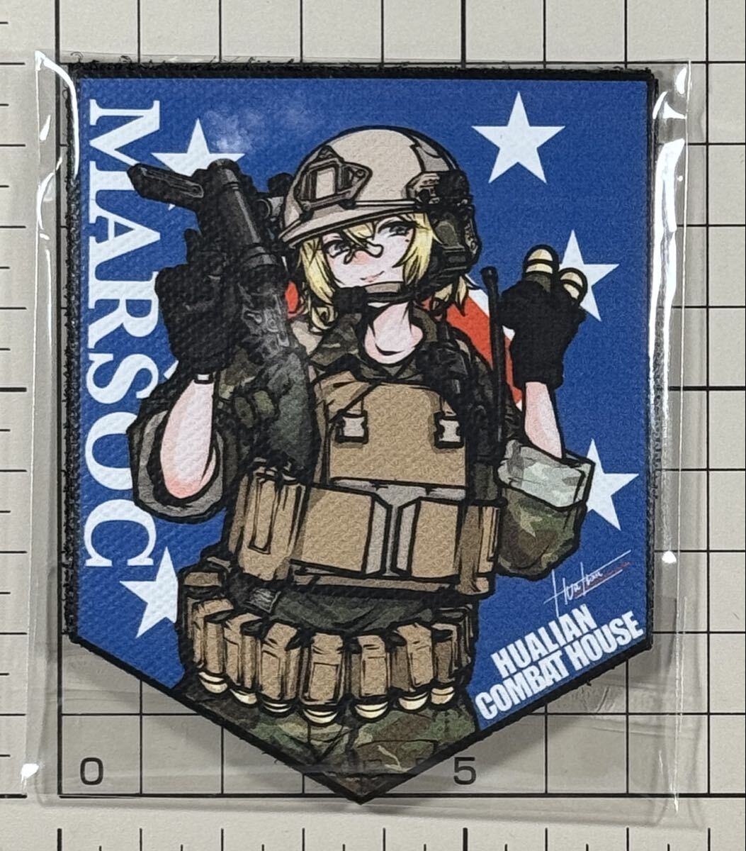 国内未発売 正規品 OC MARSOC-chan レザーベルクロパッチ ■ ワッペン サバゲー 痛ワッペン拍卖