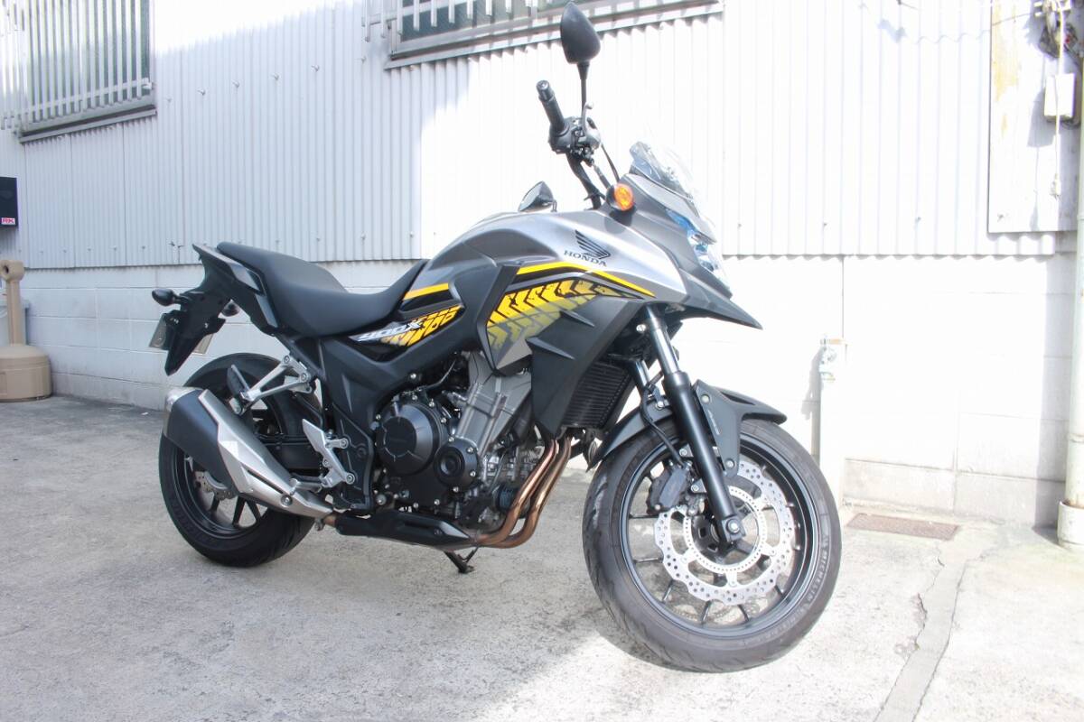 HONDA 400X(シルバー)9/19現在34153km 2017年式 遠方配送可能 現状販売 ※大阪から 二輪処エスペラント拍卖