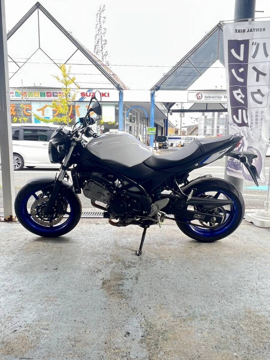 SUZUKI SV650(ホワイト)9/19現在25808km 2016年式 遠方配送可能 現状販売 ※大阪から 二輪処エスペラント拍卖