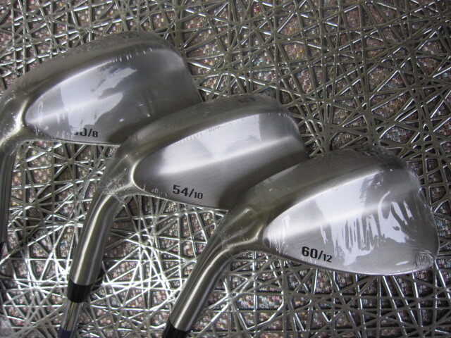 新品■税込■ 無刻印【3本組】 50-08 54-10 60-12 レフティモデル ルール適合拍卖