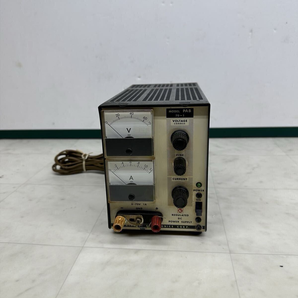 PAB70-1 KIKUSUI 菊水 安定化電源 DC電源 現状品【管4510Z】拍卖