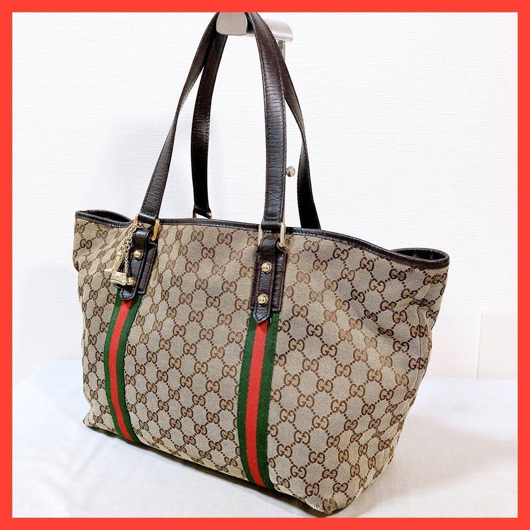 731 グッチ ハンドバッグ シェリーライン GGキャンバス GGスプリーム拍卖