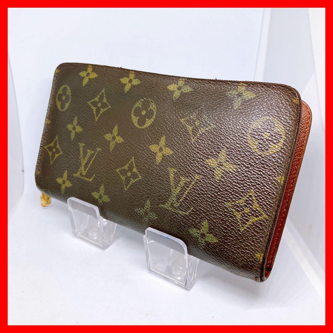 738 ルイヴィトン モノグラム 長財布 ポルトモネジップ ラウンドファスナー拍卖