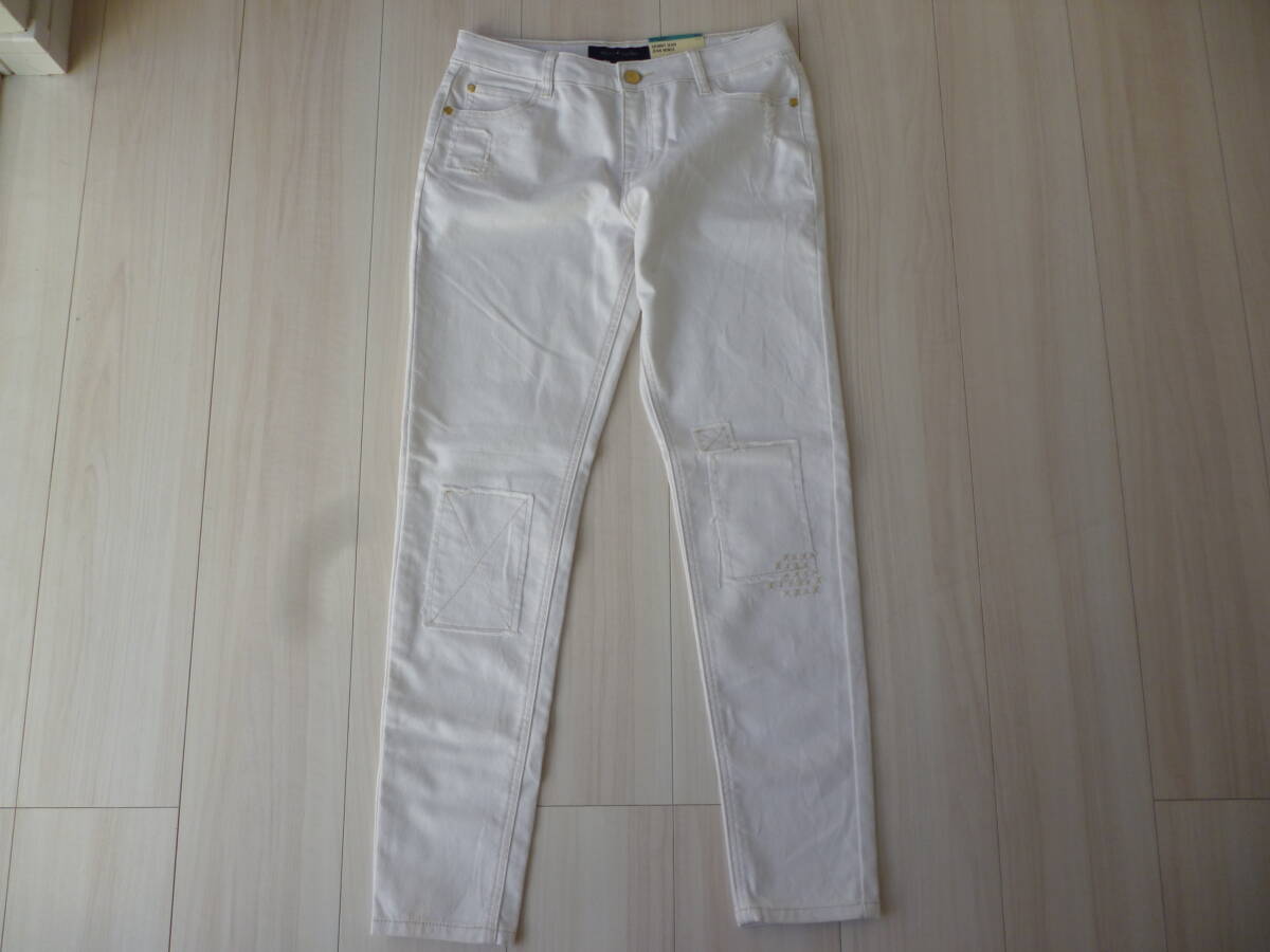 【新品】トミーヒルフィガー スキニージーンズ ホワイト★ガールズ16★160cm拍卖