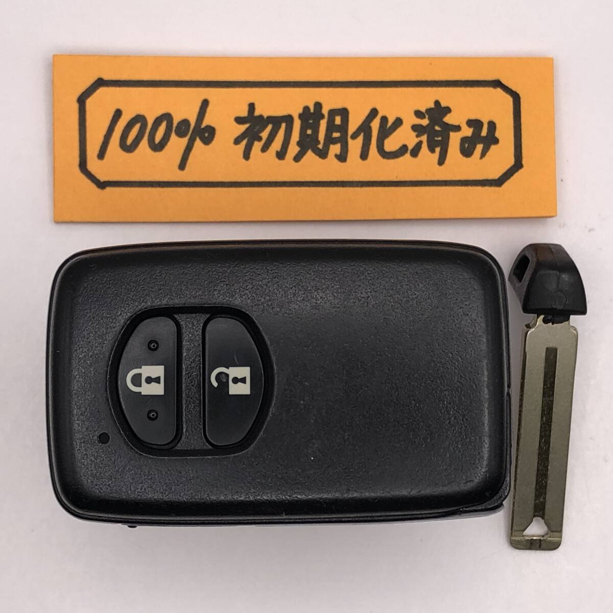 AP09 初期化済 トヨタ スマートキー アクア プリウス ヴィッツ 130 ウィッシュ ブランクキー 271451-5300 001YUA1033 14ADA-02拍卖