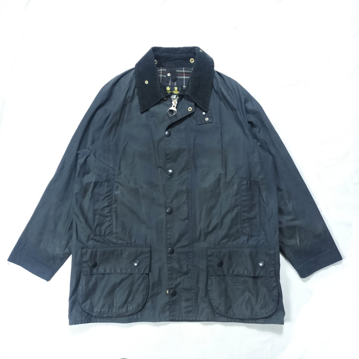 90s Barbour beaufort c42 ネイビー ビンテージ バブアー ビューフォート 3クラウン拍卖