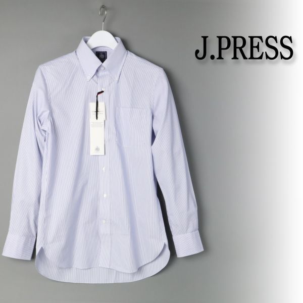 734 新品 J.PRESS ジェイプレス Jプレス マイクロストライプ シャツ ドレスシャツ・ビジネスシャツ 39-84 日本製拍卖