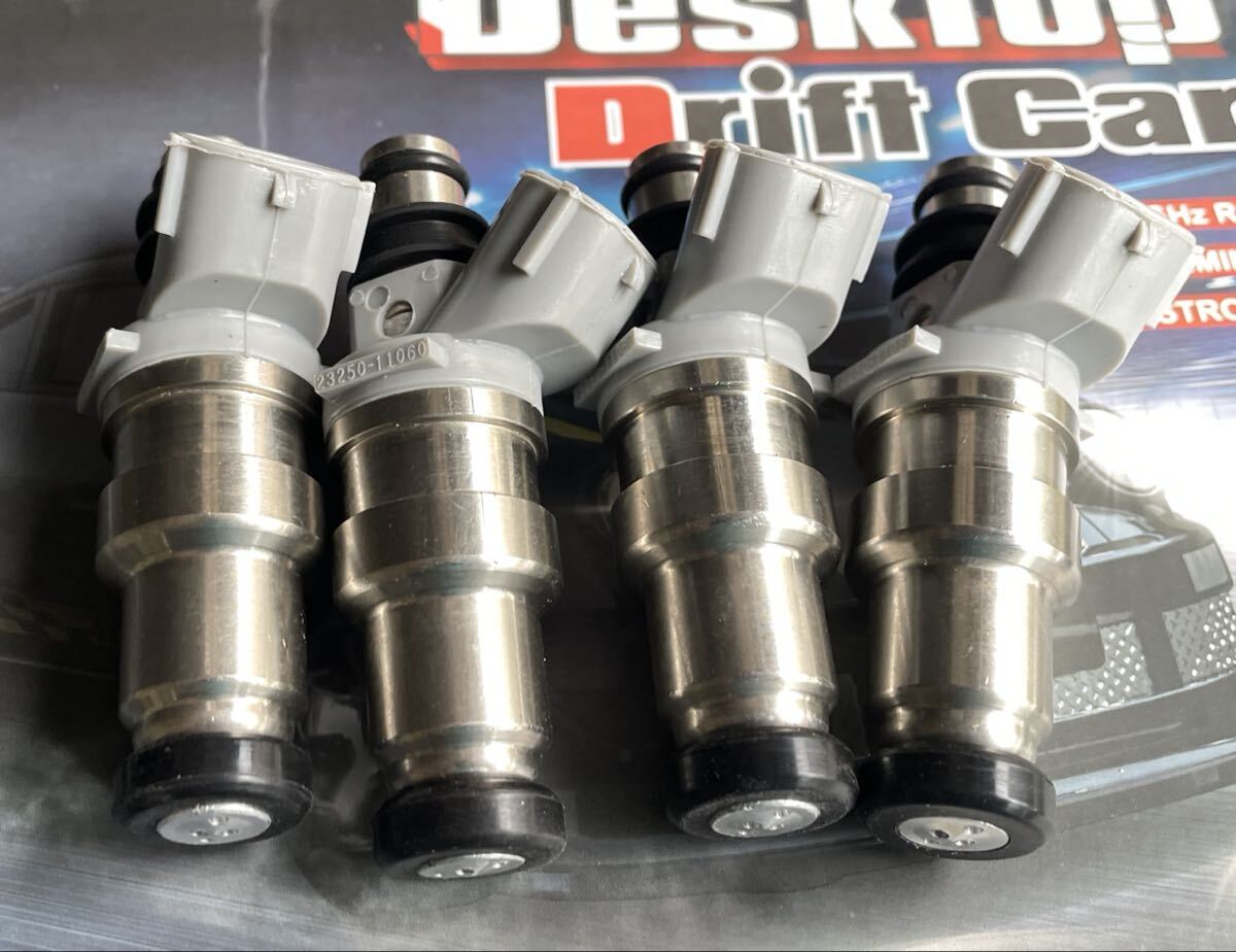 インジェクター 3250-11060 23209-11060 スターレット 4E-FTE 1.3 ターボ EP91 AE86に使用予定で購入 4本 1台分 4AG拍卖