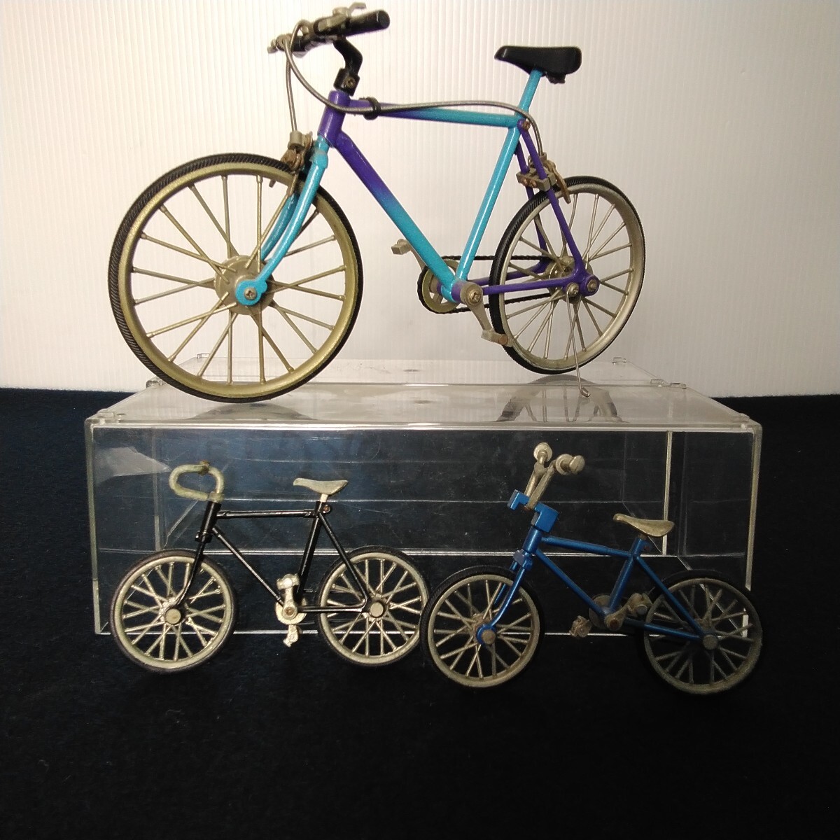 u121ミニチュア 自転車まとめ売り 金属製 置物拍卖
