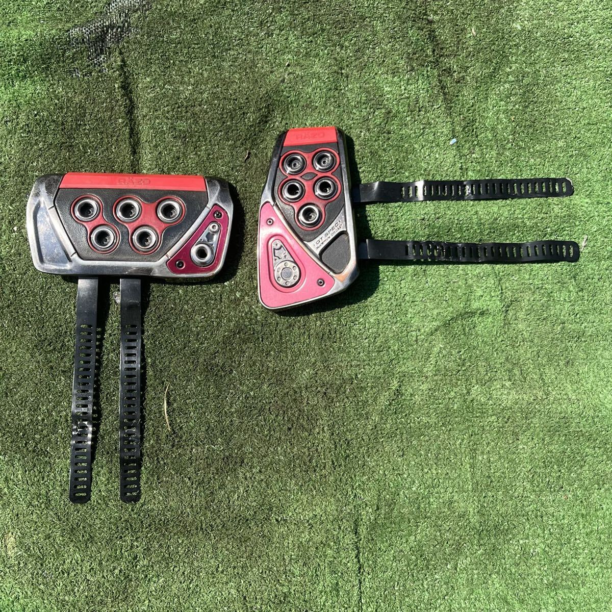 アクセルペダル ブレーキペダル 車 RP101RE GTスペック ペダルセット AT-S レッド RAZO(レッツォ)ペダル AT用 カーメイト拍卖