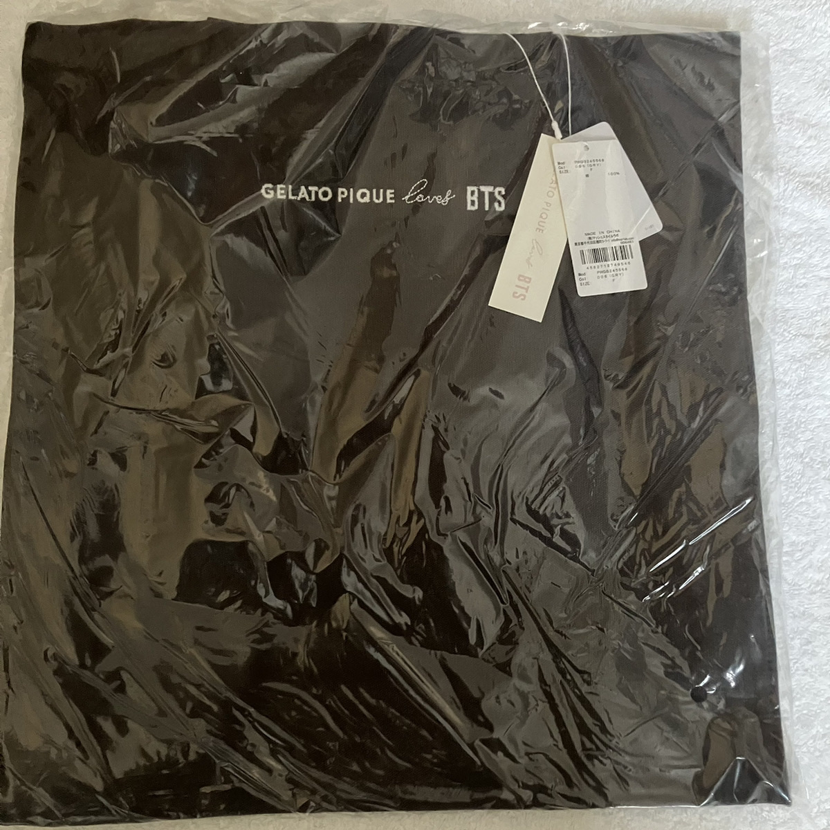 新品☆BTS×gelato pique☆HOBBY TOTE BAGトートバッグ拍卖